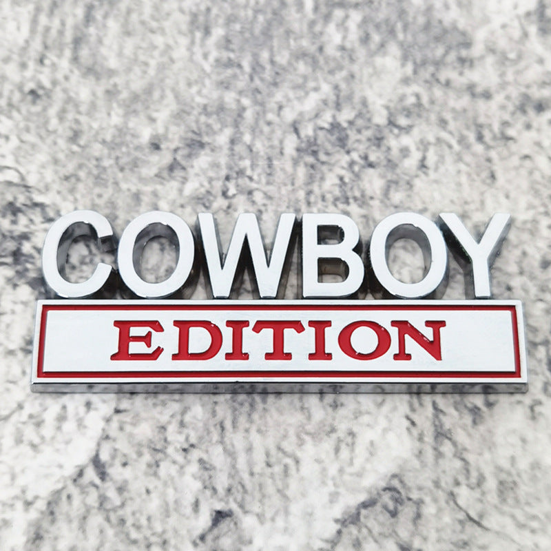 COWBOY EDITION Emblem | 2Pcs
