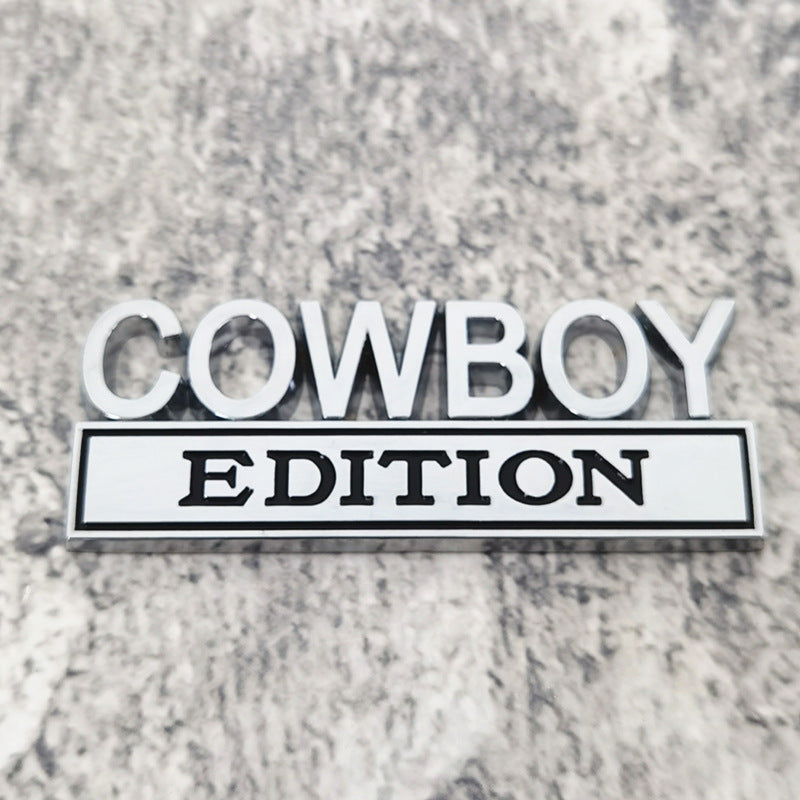 COWBOY EDITION Emblem | 2Pcs