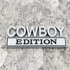 COWBOY EDITION Emblem | 2Pcs