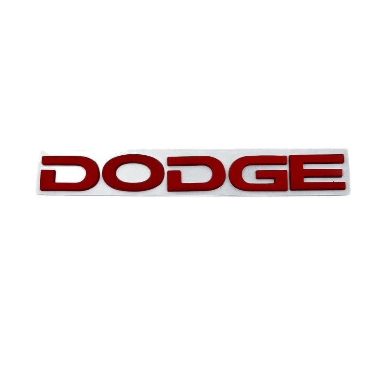 1Pc Dodge Metal Letter Emblem Badge