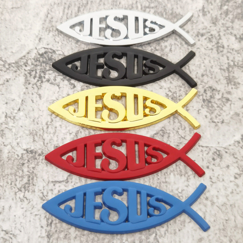 Jesus Fish Decal | 2Pcs