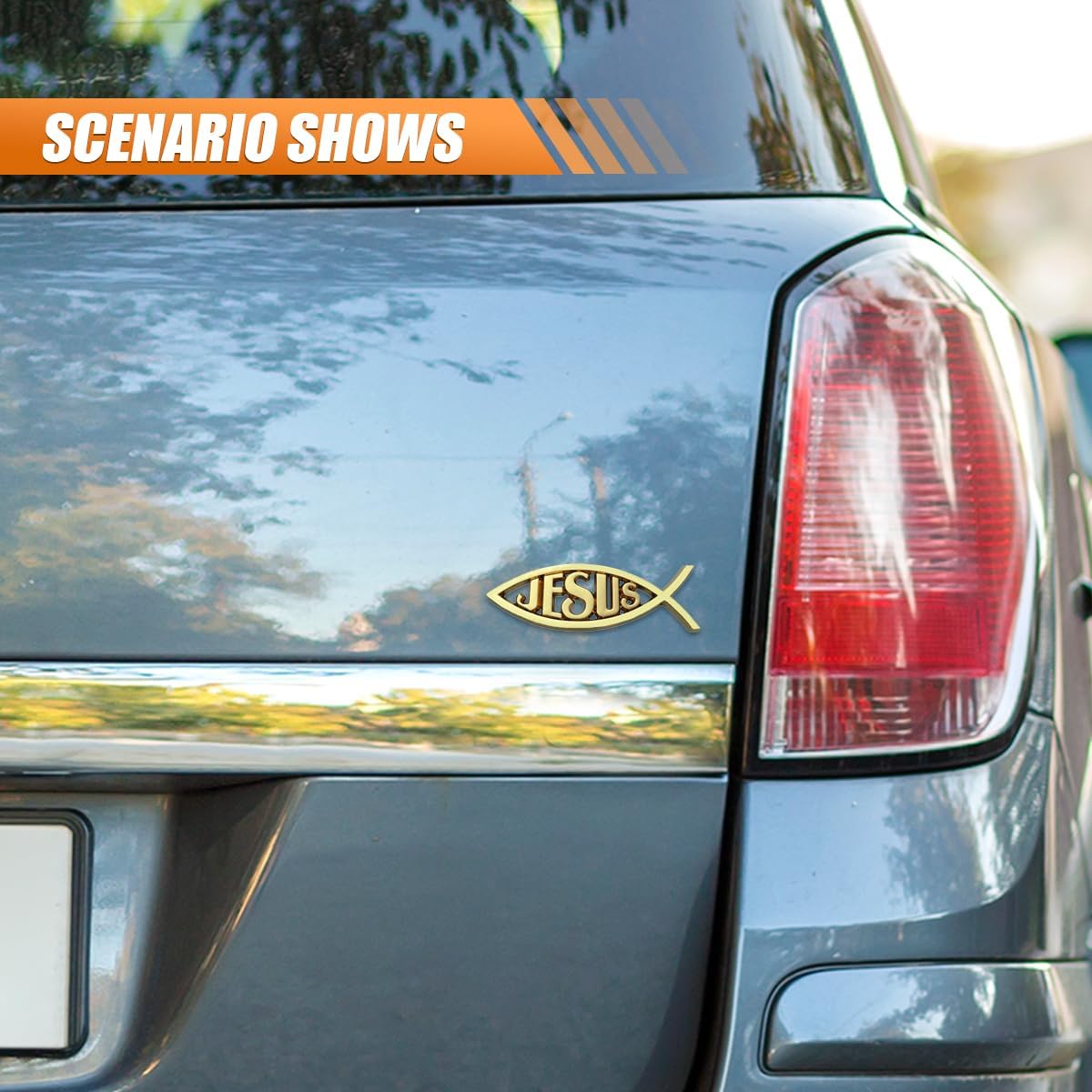 Jesus Fish Decal | 2Pcs