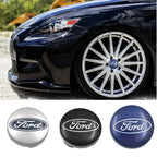 54mm 66mm Ford Wheel Center Caps | 4Pcs