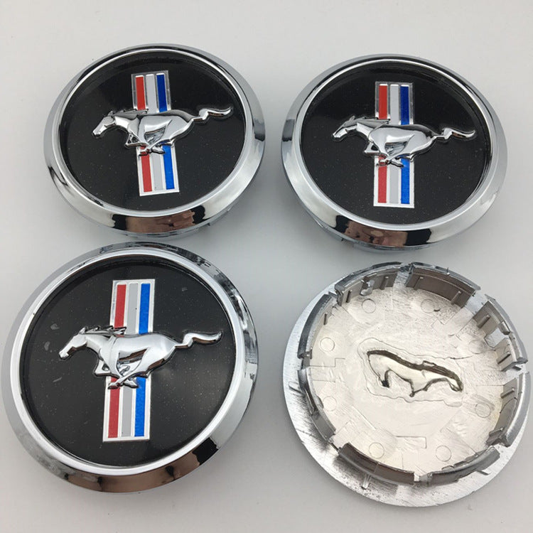 Wheel Center Caps for Ford Mustang | 4Pcs