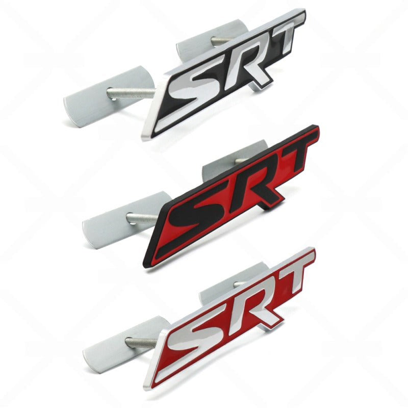 1Pcs SRT Metal Grill Emblem Badge