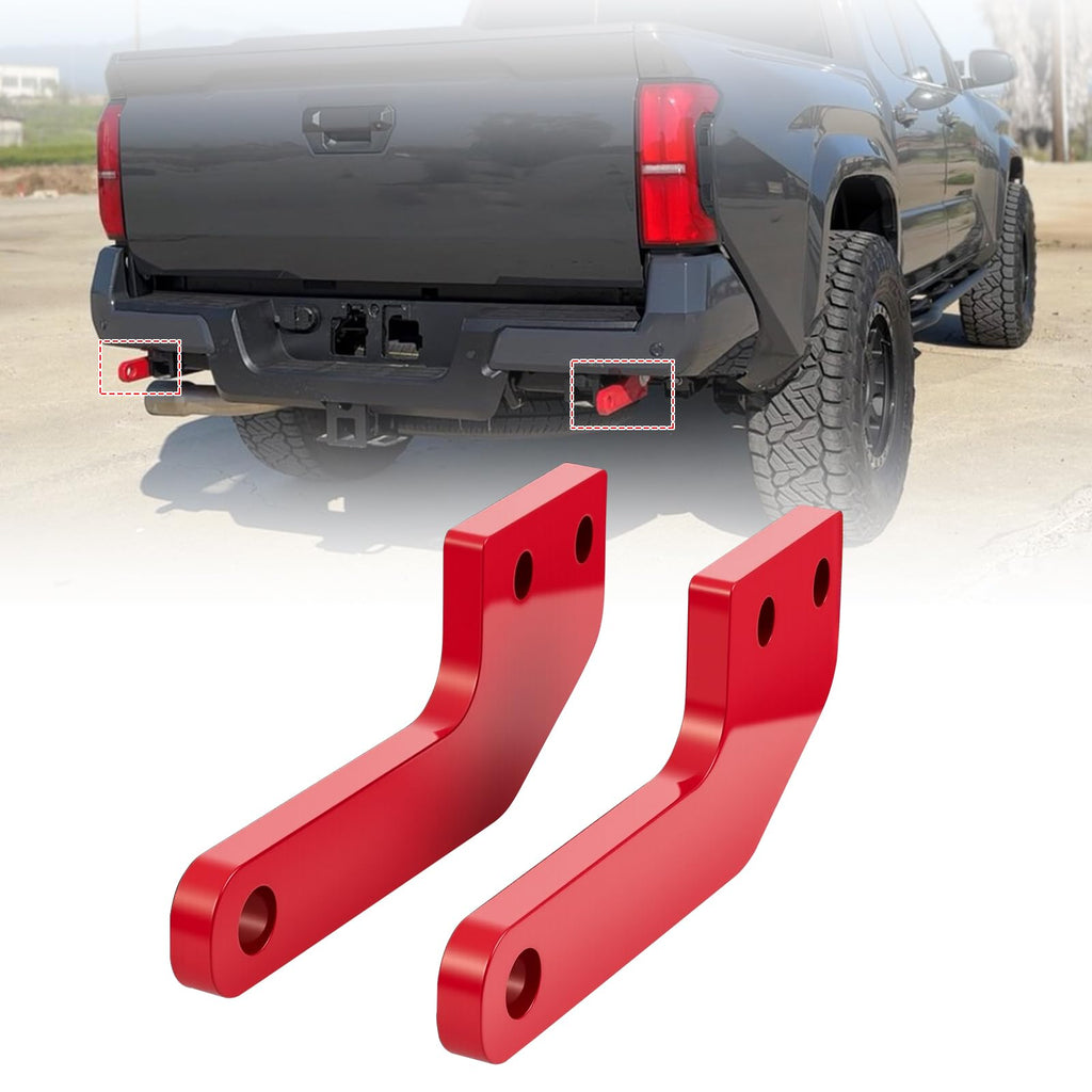 Rear Recovery Points for 2024-2026 Toyota Tacoma – Heavy-Duty Steel, Pair