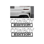 COWBOY EDITION Emblem | 2Pcs