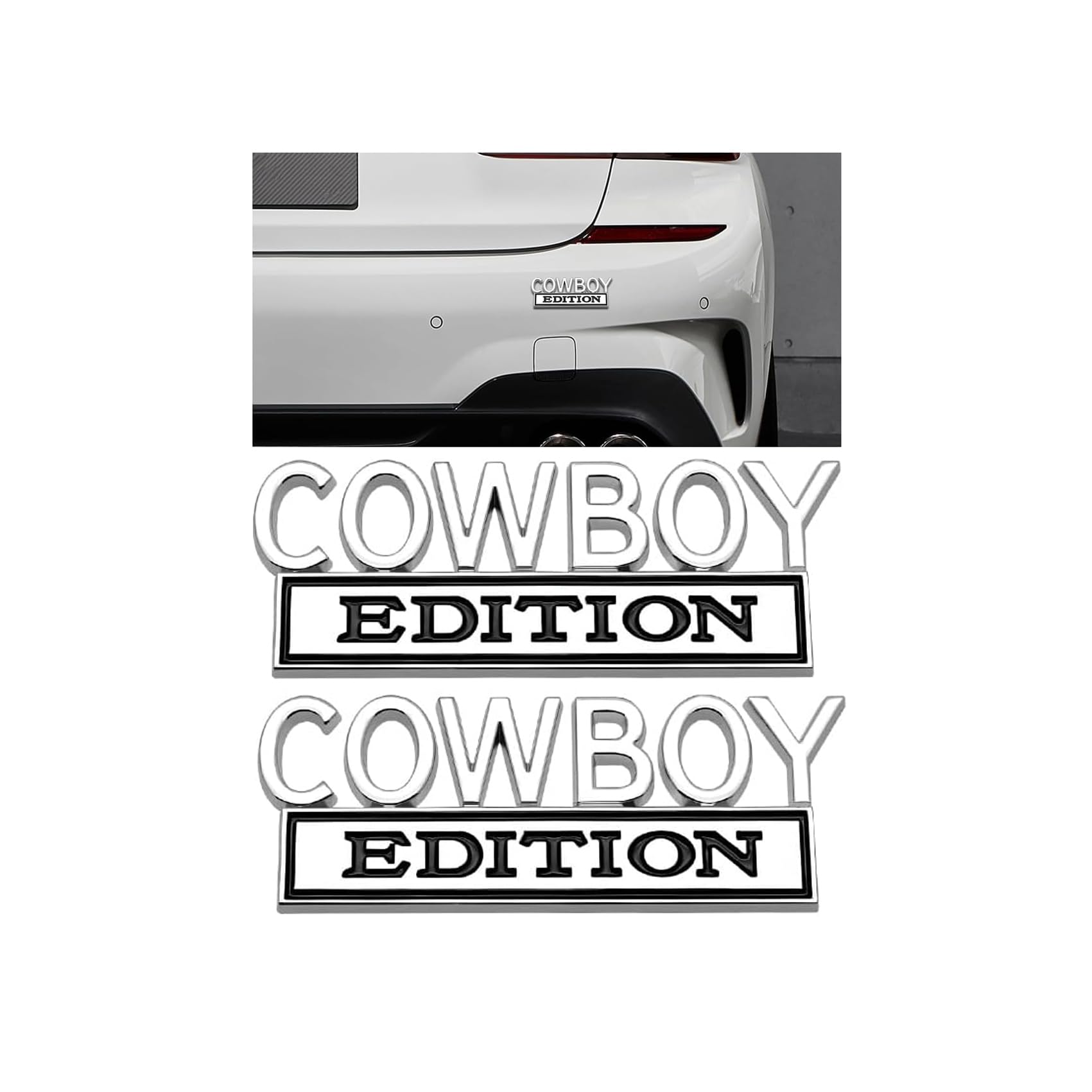 COWBOY EDITION Emblem | 2Pcs