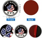American Flag Paw Rated Emblem | 1Pc