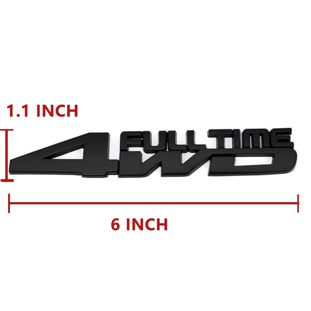 4WD FULL TIME Emblem | 2Pcs