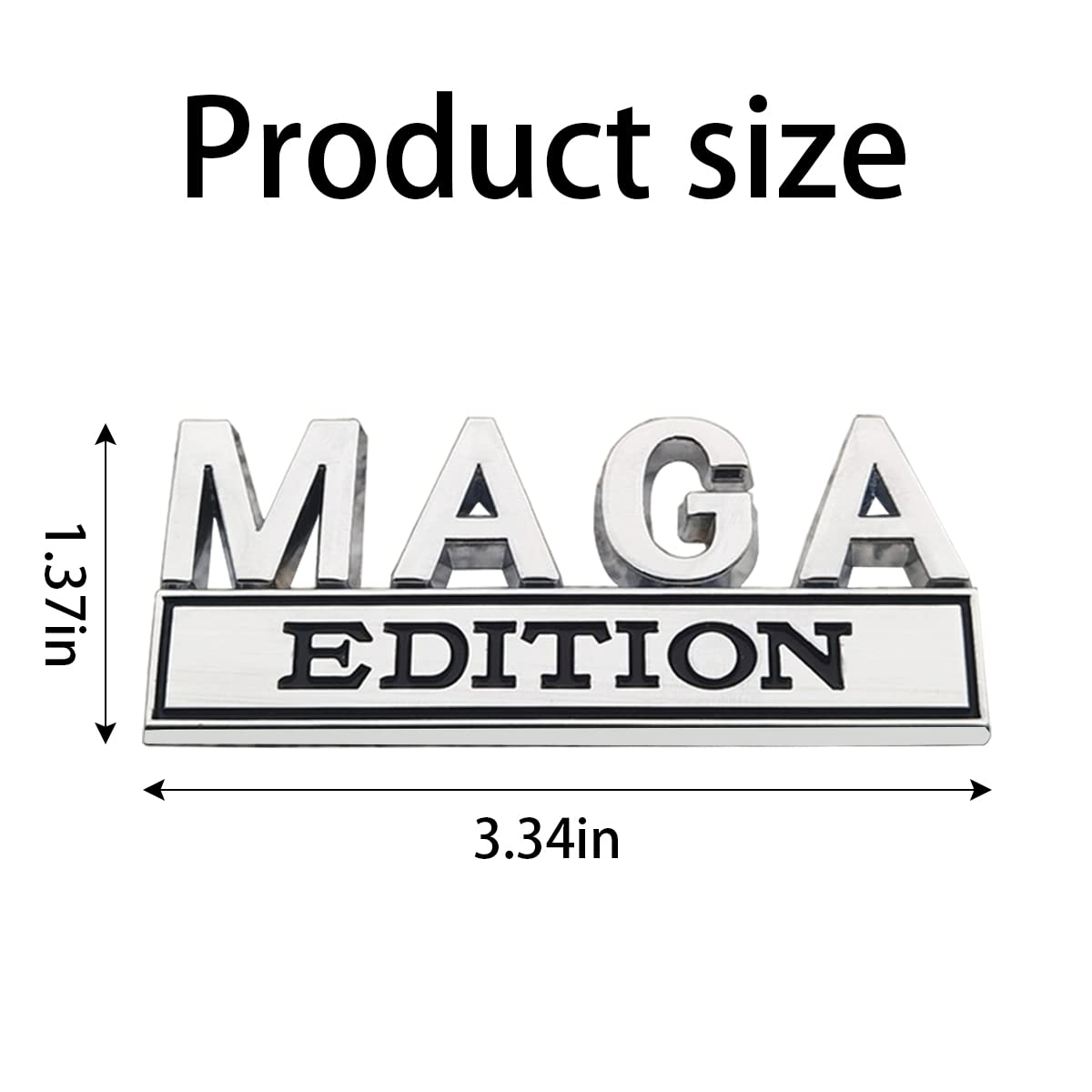 MAGA Edition Car Emblem | 2Pcs