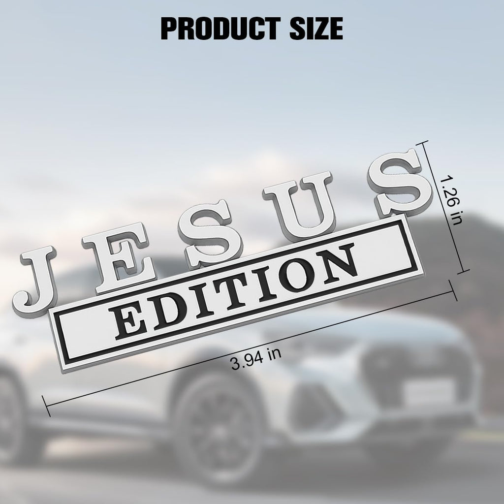 Jesus Edition Car Emblem | 2Pcs