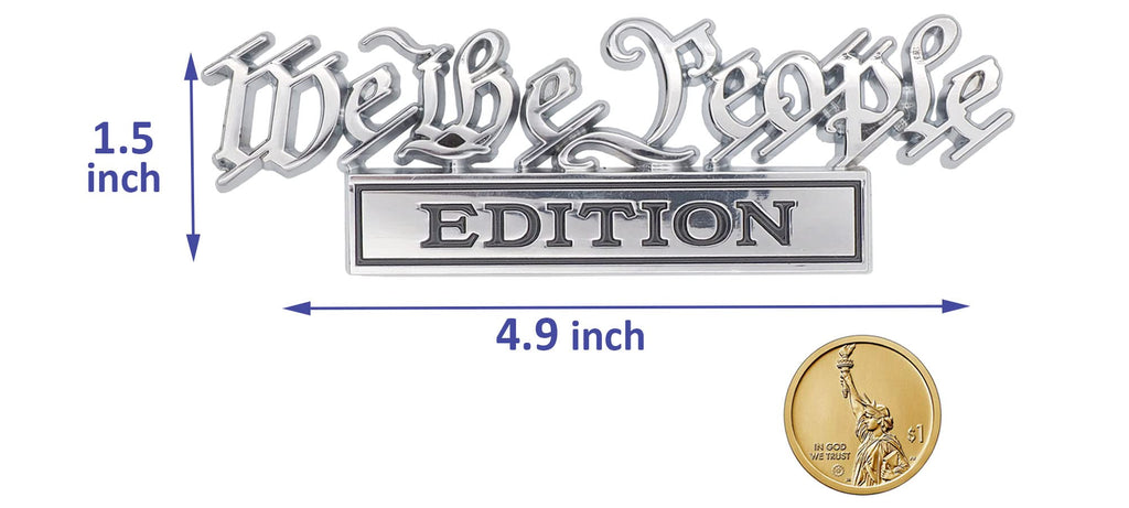 We The People Edition 3D Emblem | 2Pcs