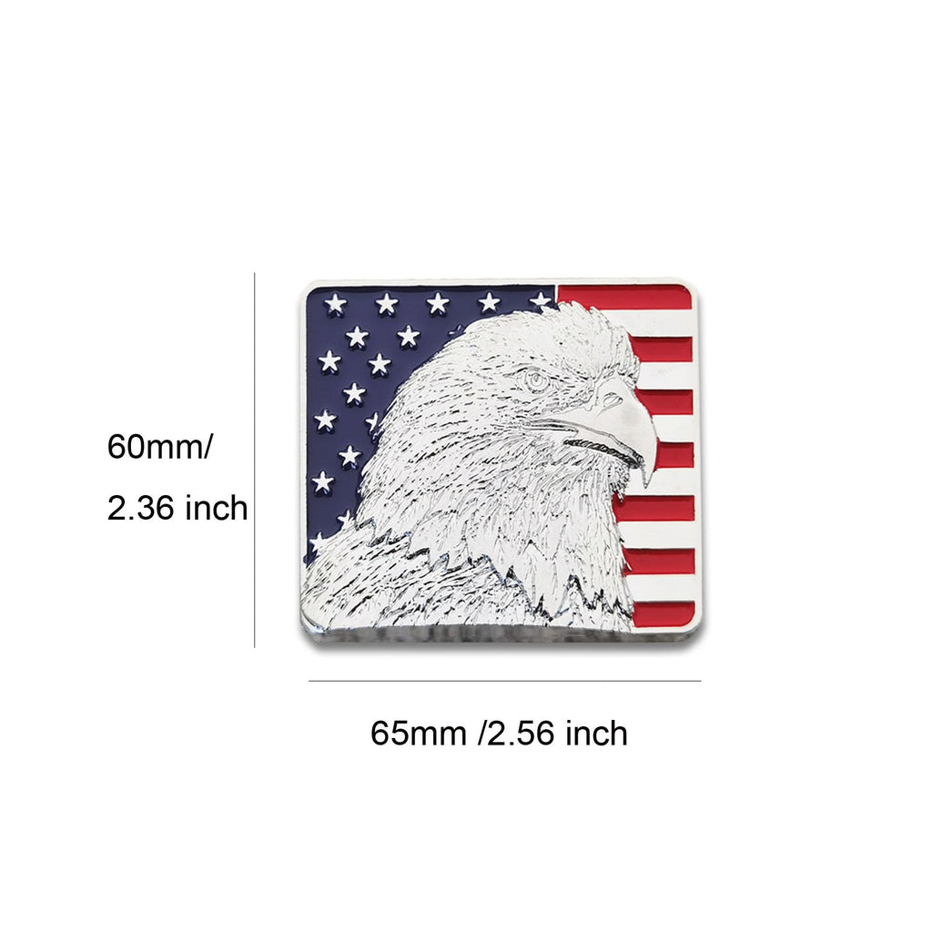 American Flag Eagle Emblem | 2Pcs