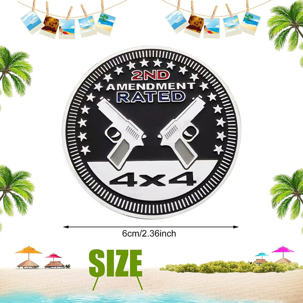 2ND Amendment Rated Emblem | 1Pc