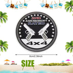 2ND Amendment Rated Emblem | 1Pc