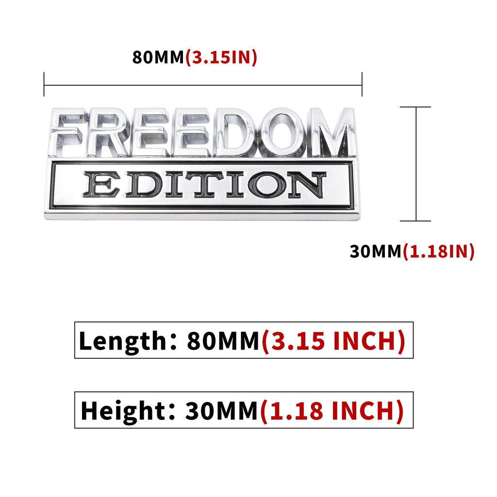 Freedom Edition Emblems | 2Pcs