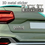 Fuck IT Edition Emblem | 2Pcs