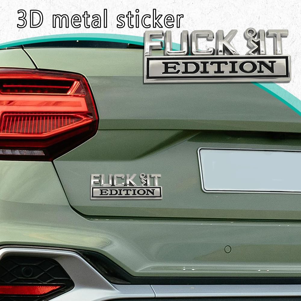 Fuck IT Edition Emblem | 2Pcs