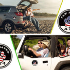 American Flag Paw Rated Emblem | 1Pc