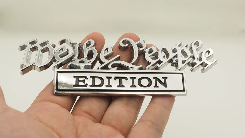 We The People Edition 3D Emblem | 2Pcs