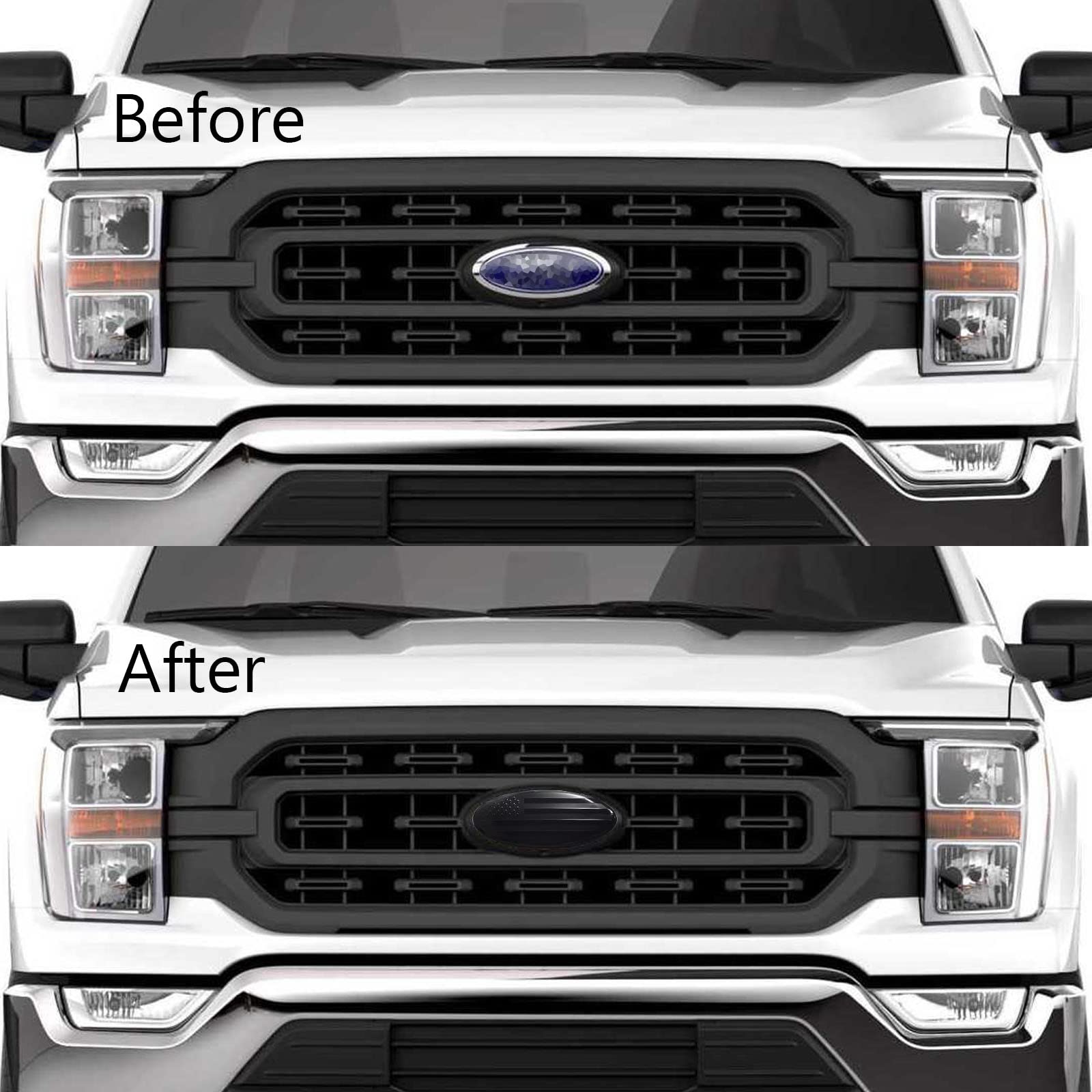 7 inch Front Rear Emblem for Ford