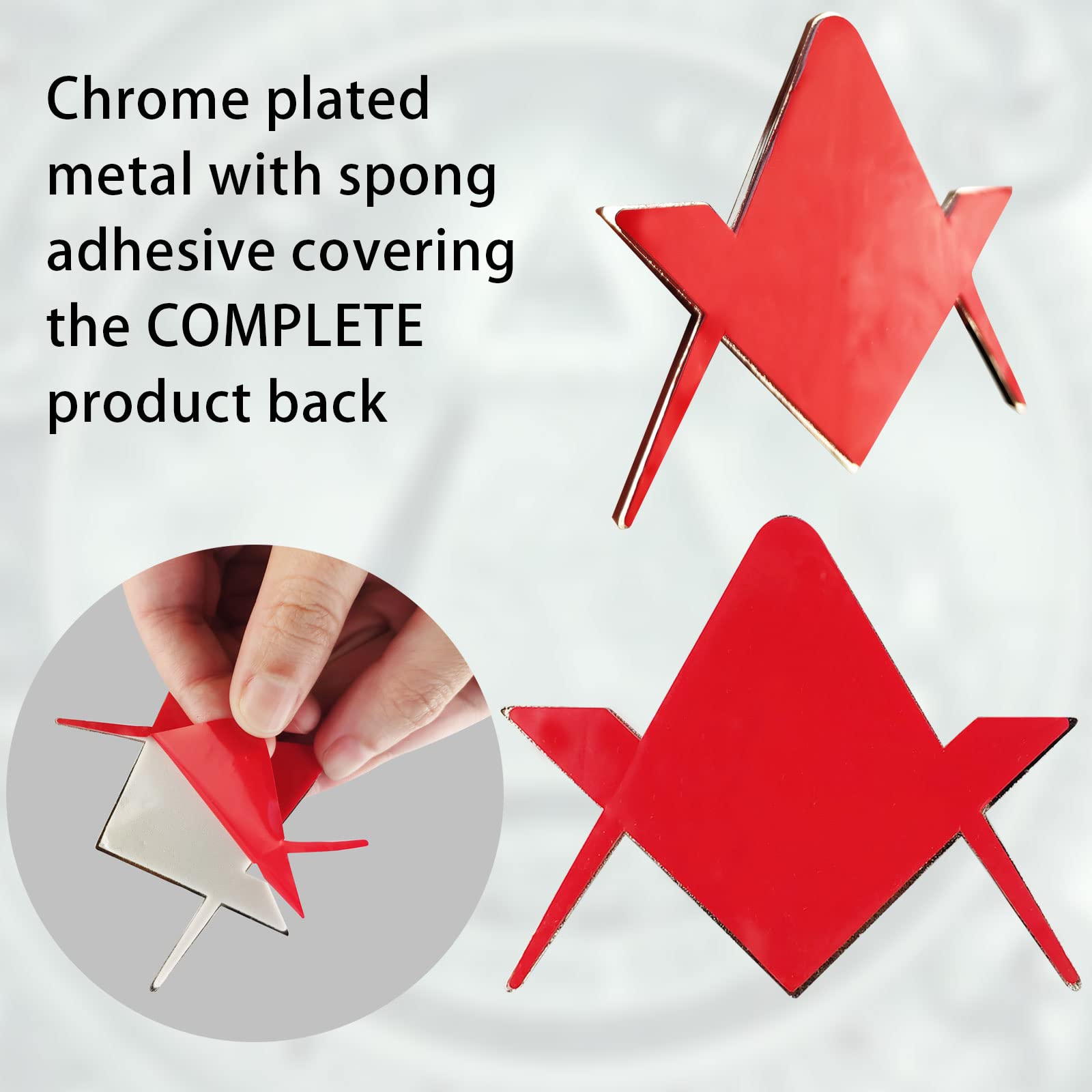 Mason Masonic Car Emblem | 2Pcs