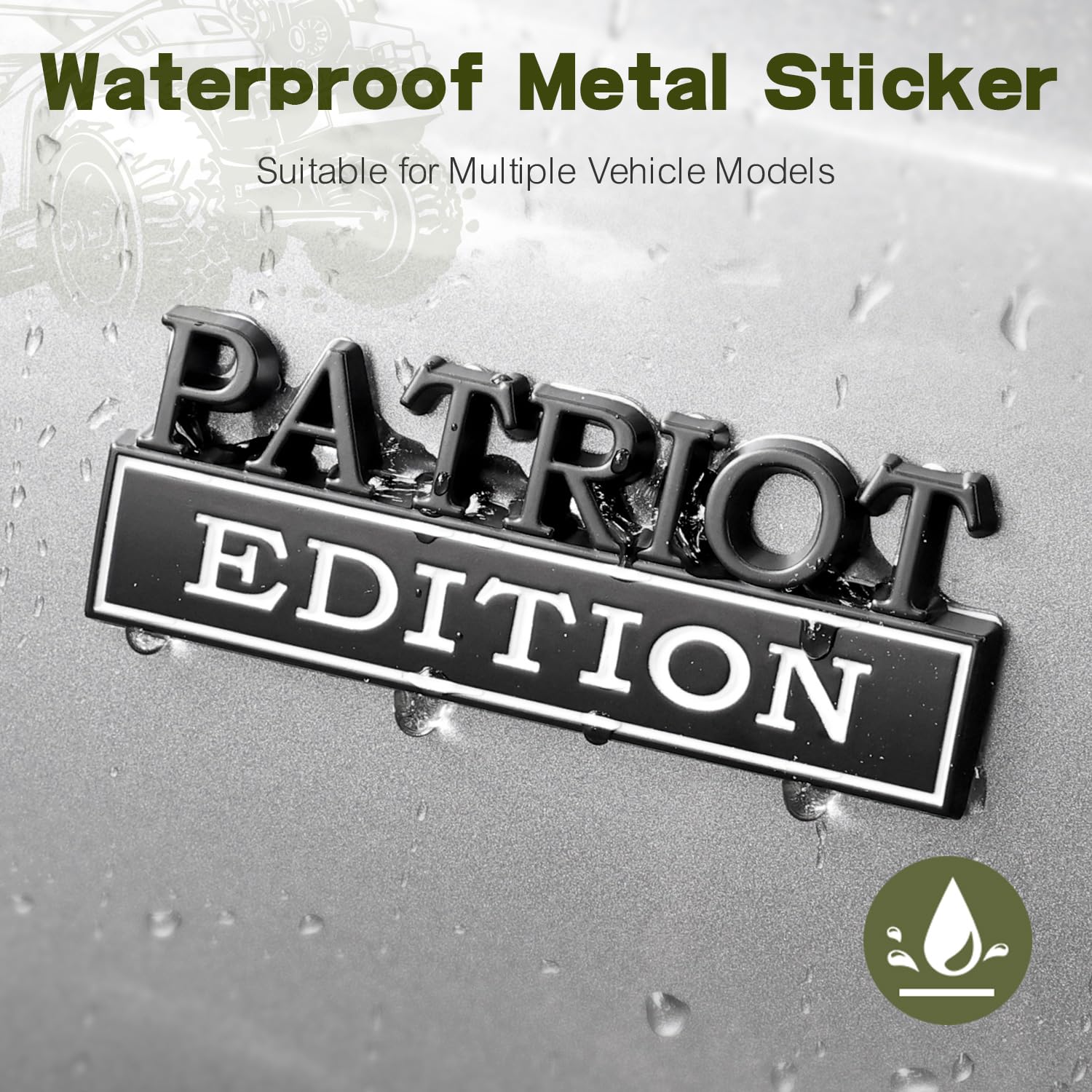 Patriot Edition Car Emblem | 2Pcs