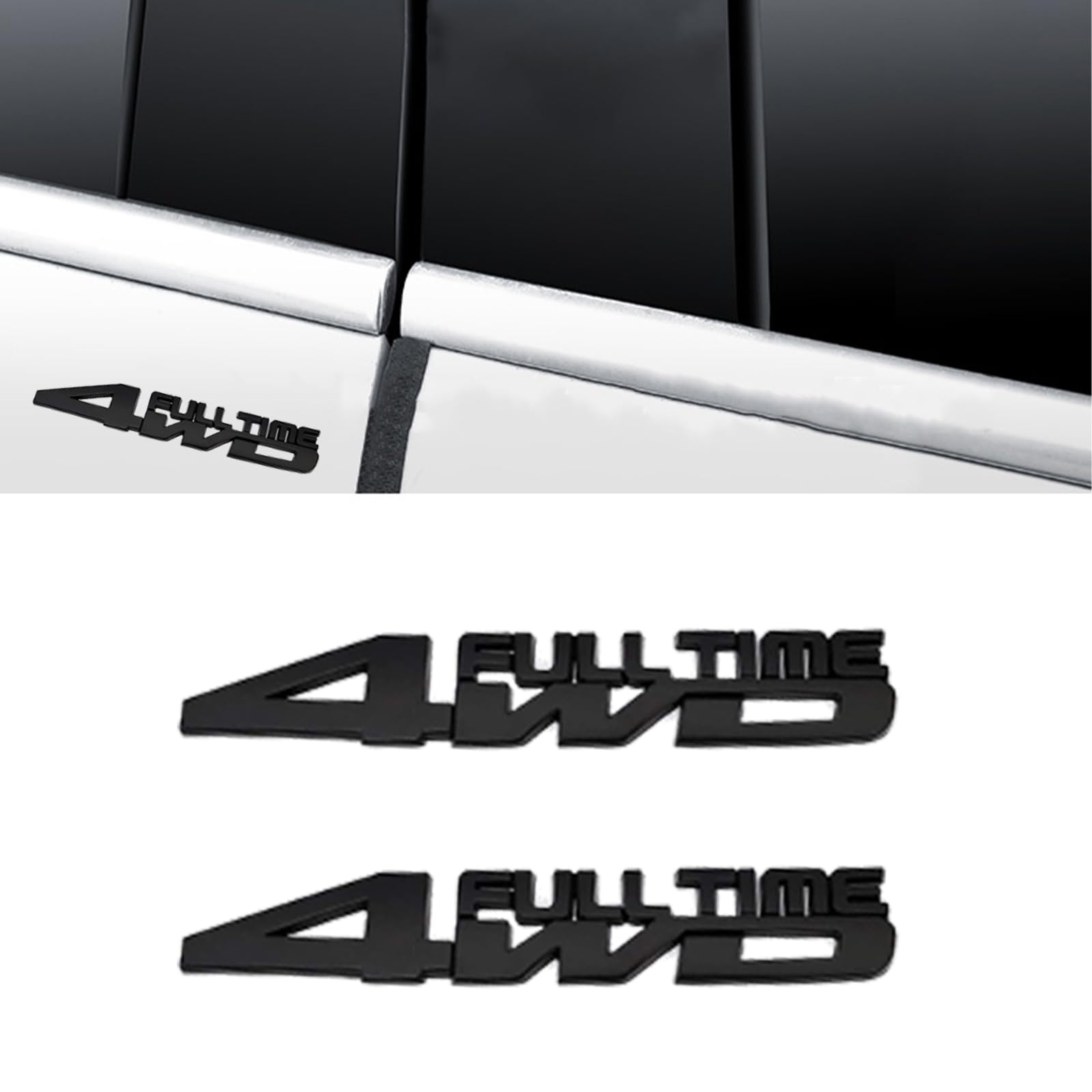 4WD FULL TIME Emblem | 2Pcs