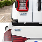 3D Old Man Edition Car Emblem | 2Pcs