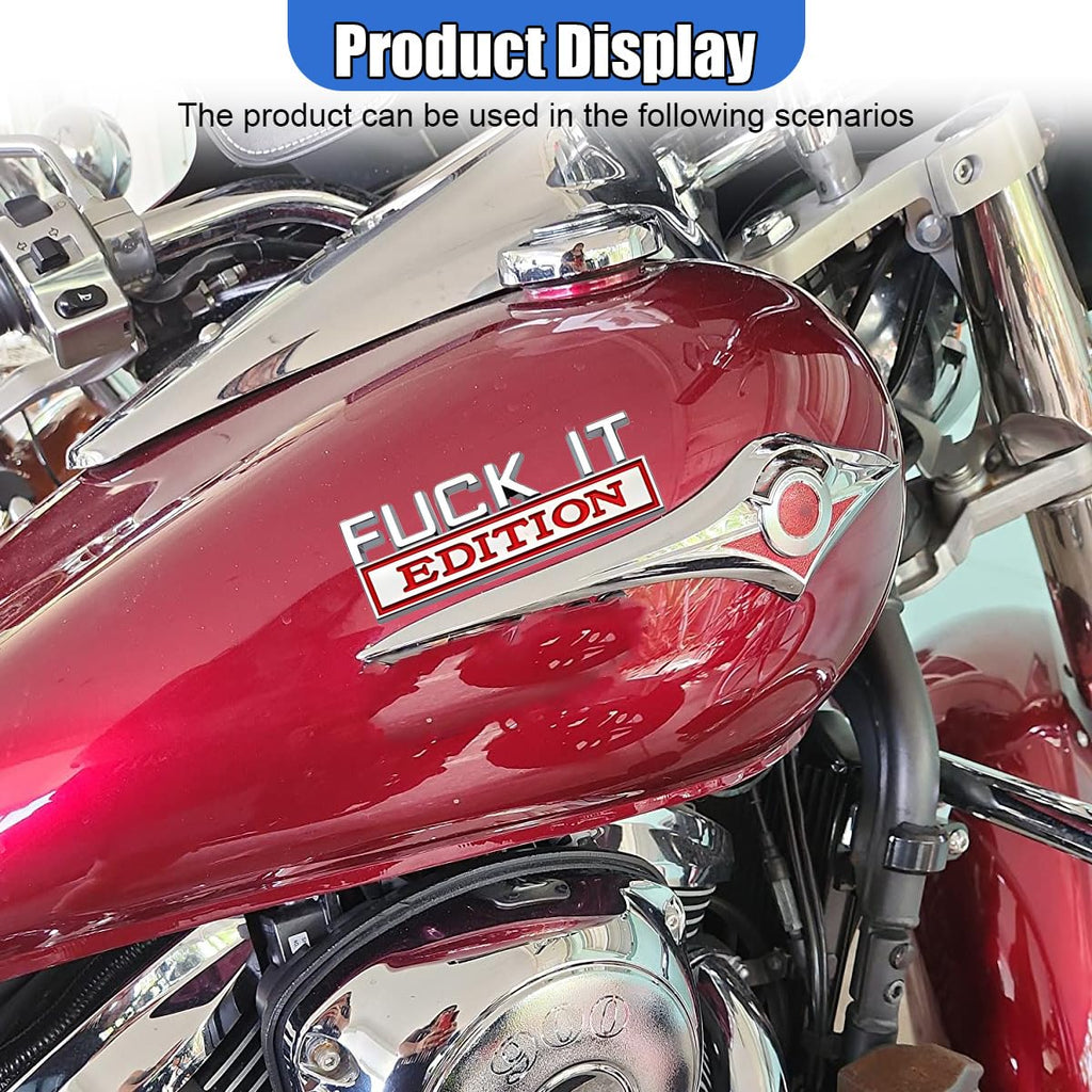 Fuck IT Edition Car Emblem | 2Pcs