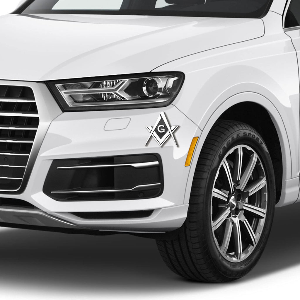 Mason Masonic Car Emblem | 2Pcs
