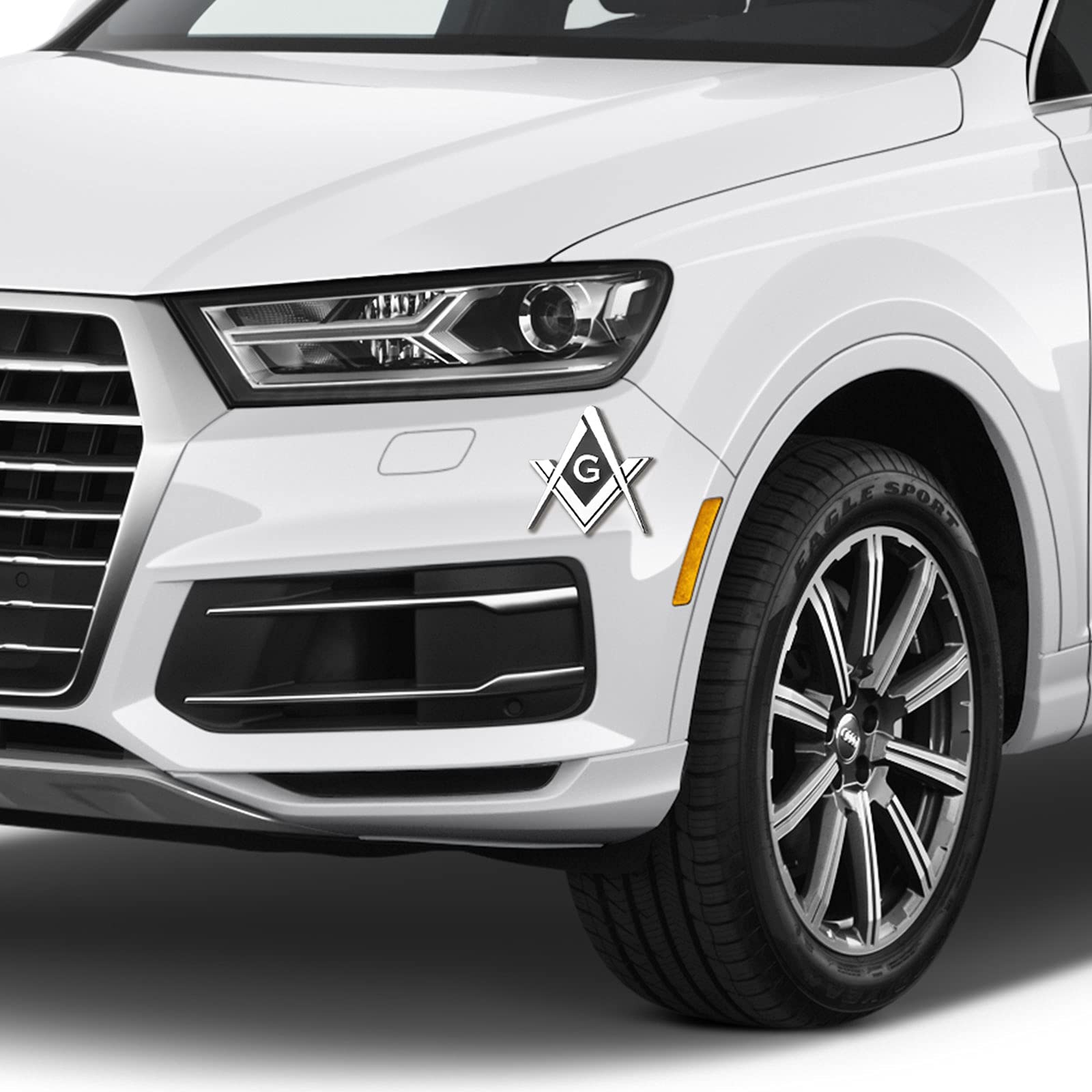 Mason Masonic Car Emblem | 2Pcs