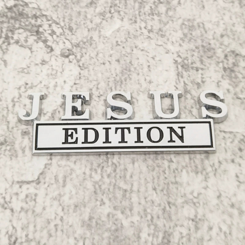 Jesus Edition Car Emblem | 2Pcs