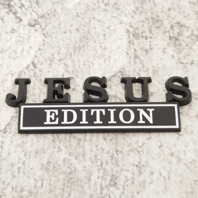 Jesus Edition Car Emblem | 2Pcs