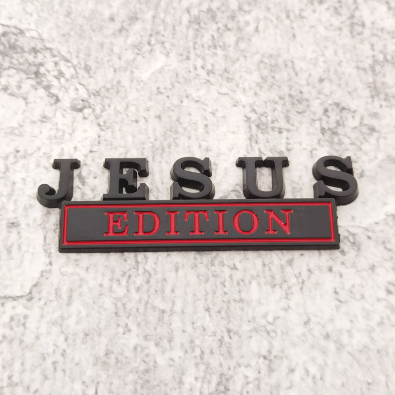 Jesus Edition Car Emblem | 2Pcs