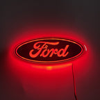 LED Light Up Crystal Ford Emblem