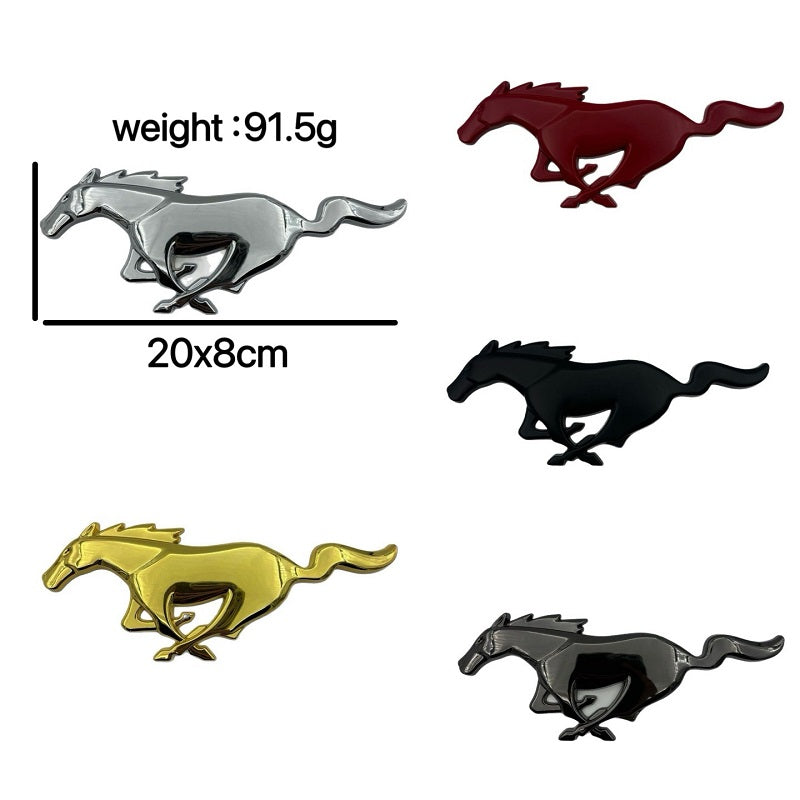 1Pc Ford Mustang Rear Decklid Pony Badge Emblem