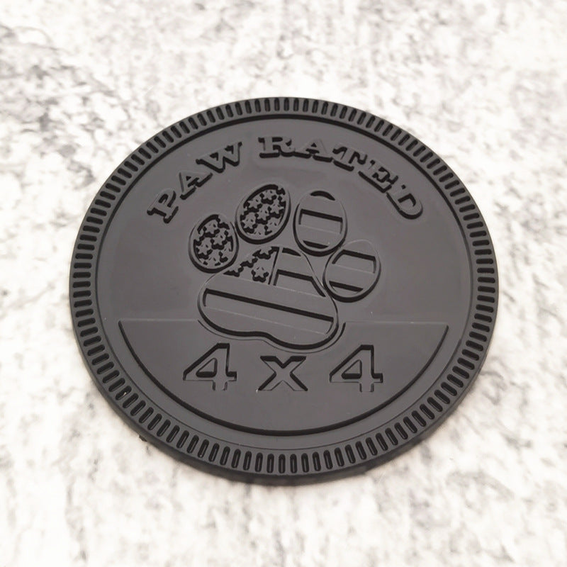 American Flag Paw Rated Emblem | 1Pc