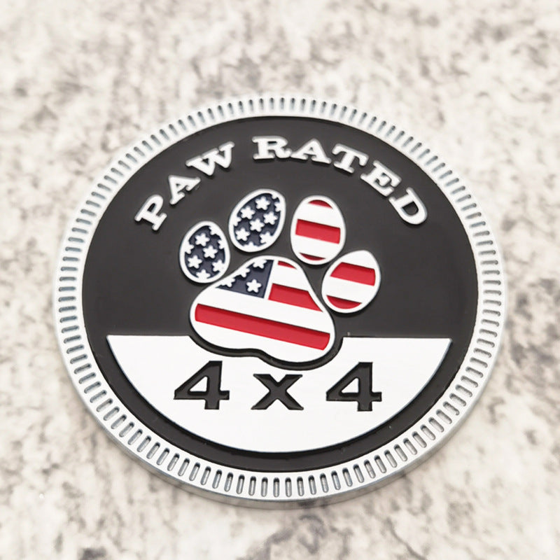 American Flag Paw Rated Emblem | 1Pc