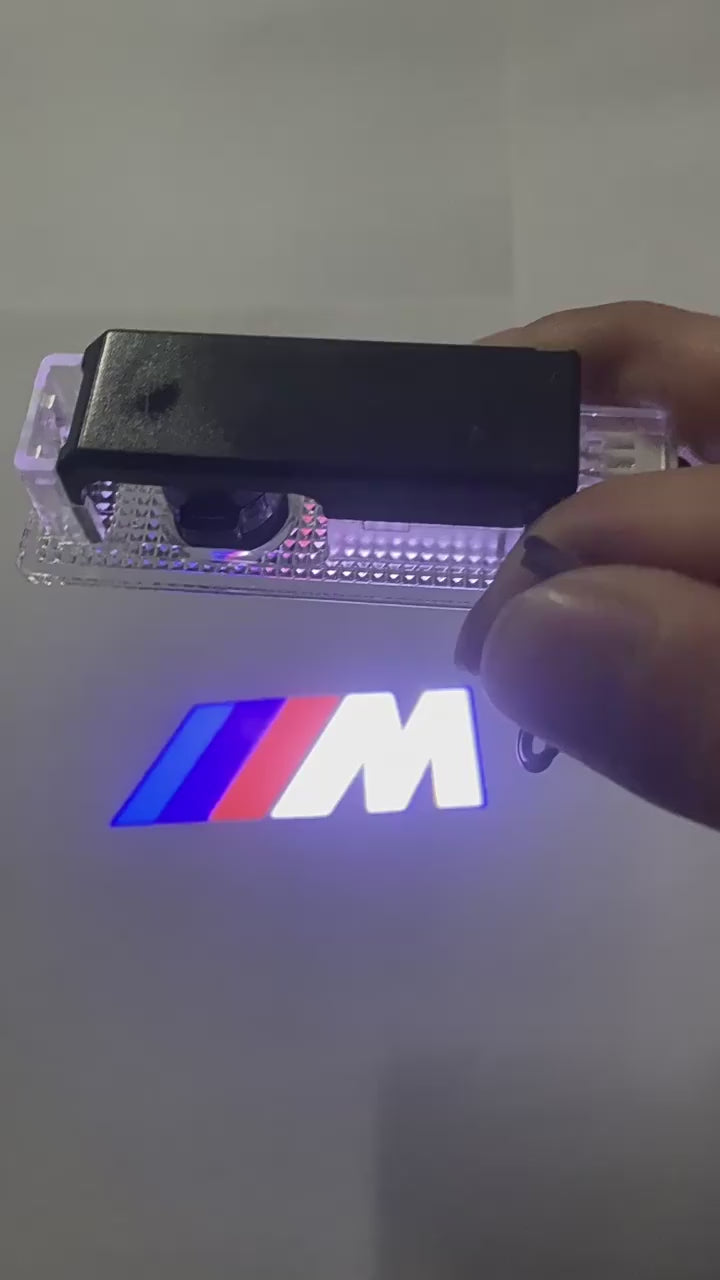 High-Definition LED Door Welcome Logo Lights | 4Pcs