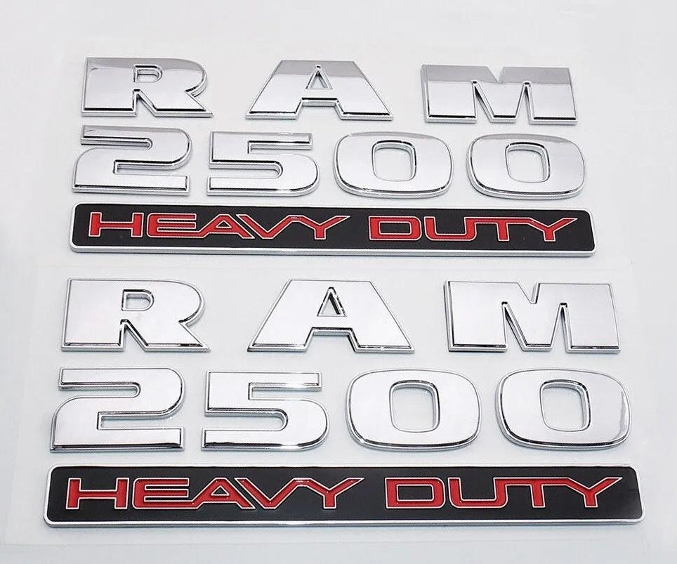 RAM 1500 / 2500 / 3500 Heavy Duty Emblems | 2Pcs