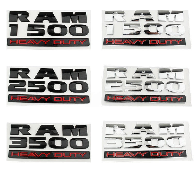 RAM 1500 / 2500 / 3500 Heavy Duty Emblems | 2Pcs