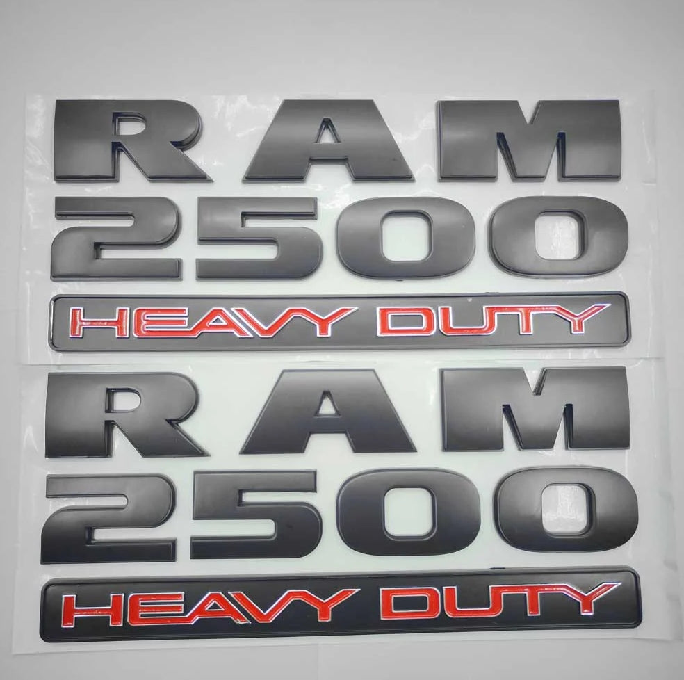 RAM 1500 / 2500 / 3500 Heavy Duty Emblems | 2Pcs