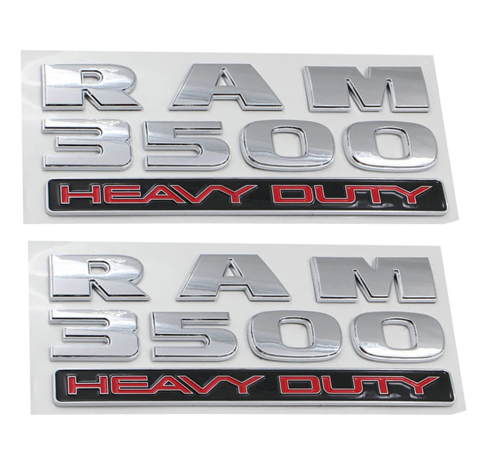 RAM 1500 / 2500 / 3500 Heavy Duty Emblems | 2Pcs