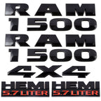 5.7 Liter HEMI Emblems For RAM 1500