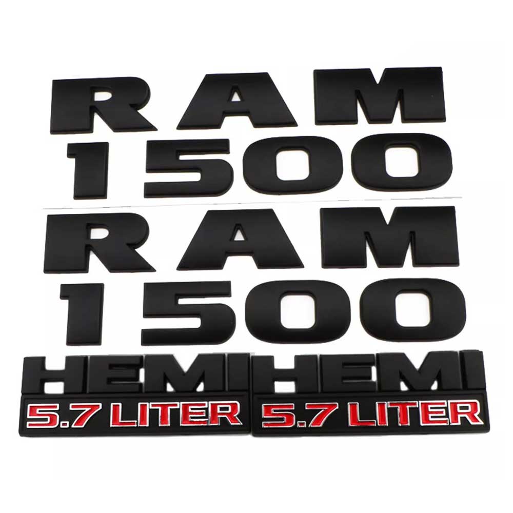 5.7 Liter HEMI Emblems For RAM 1500
