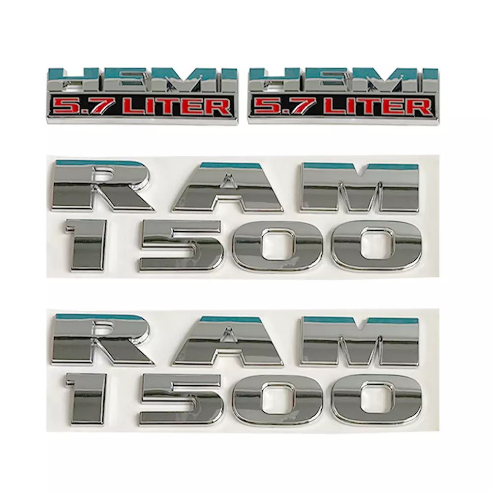 5.7 Liter HEMI Emblems For RAM 1500