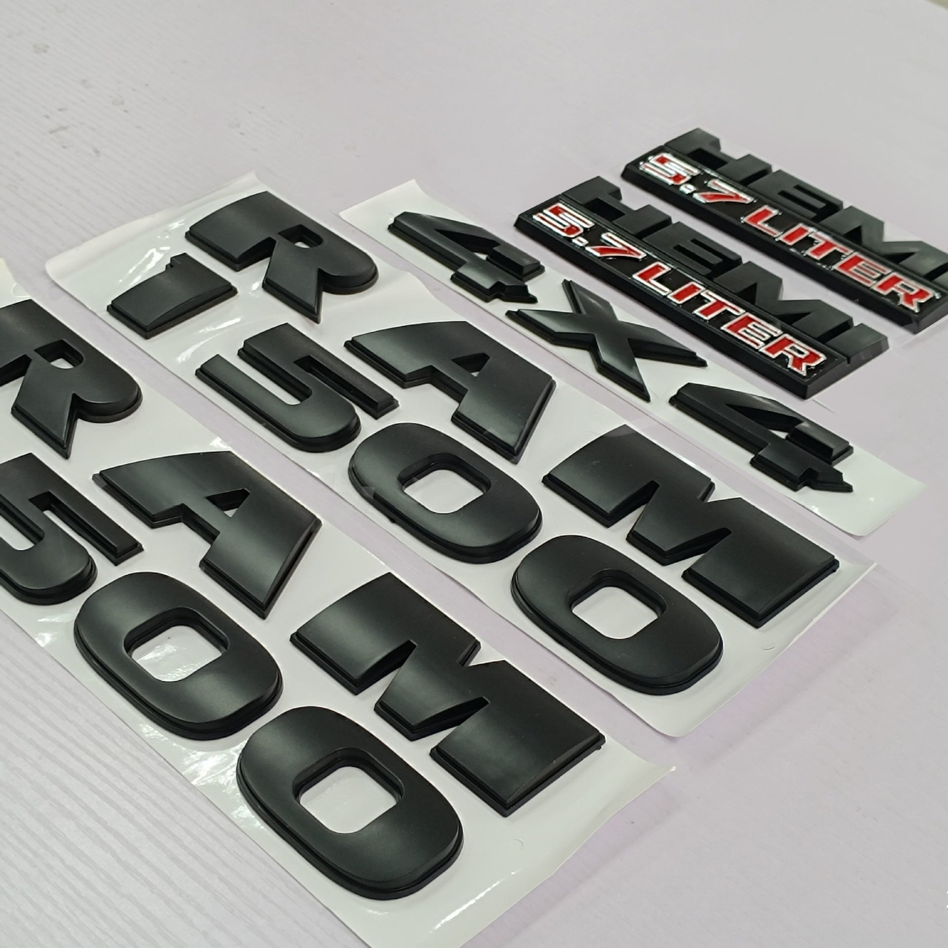 5.7 Liter HEMI Emblems For RAM 1500