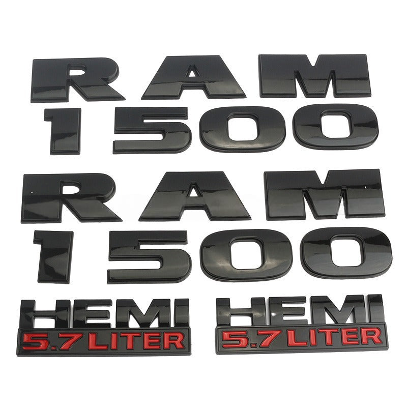 5.7 Liter HEMI Emblems For RAM 1500
